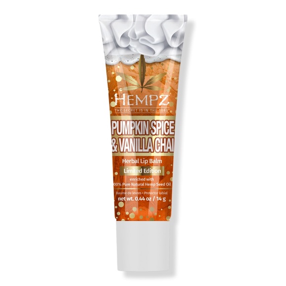 ⚜️Hempz Pumpkin Spice & Vanilla Chai Herbal Lip Balm! NWT! - Picture 1 of 5